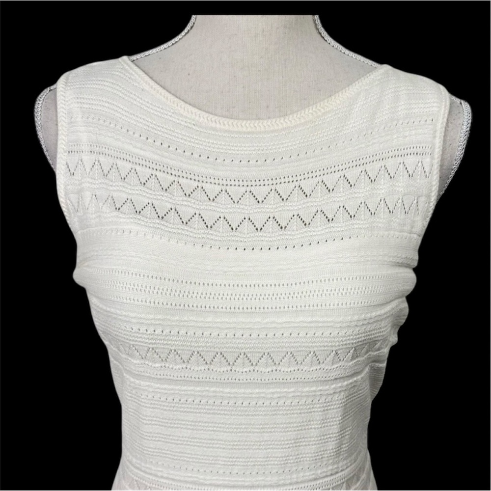 Lauren Ralph Lauren Crochet Knit Dress Size XL Boho Coastal Rodeo Romantic Ranch - Picture 5 of 7